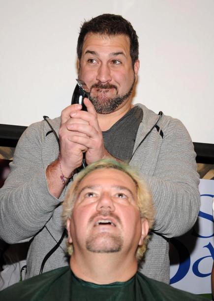 Joey Fatone jumped in to help raise money for St. Baldrick's. Still one of the best people on the planet.