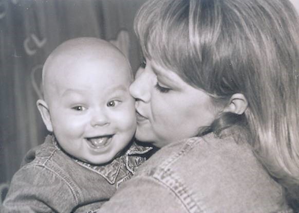 Jackson Reeves with his Mom Aimee
